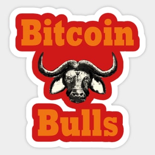 Bitcoin Bull Run Crypto Currency Sticker